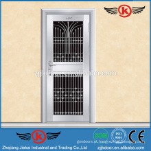JK-SS9053 porta de entrada de aço inoxidável de primeira qualidade de segurança de alta qualidade / porta de aço inoxidável